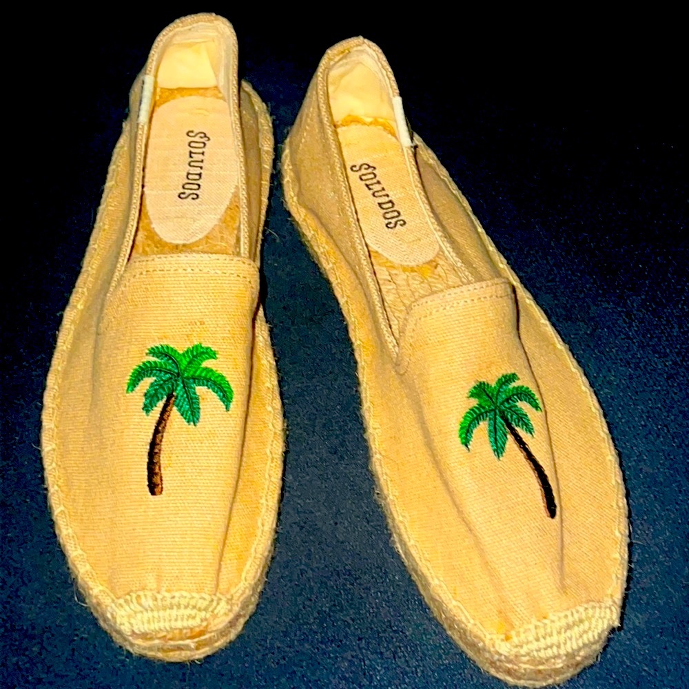 🌹Soludos Beautiful EUC Size 7.5 🌴 Design Espadrilles!